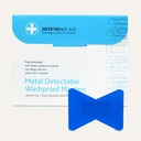 Dependaplast Metal Detectable Washproof Plasters Fingertip, Blue, Box of 50