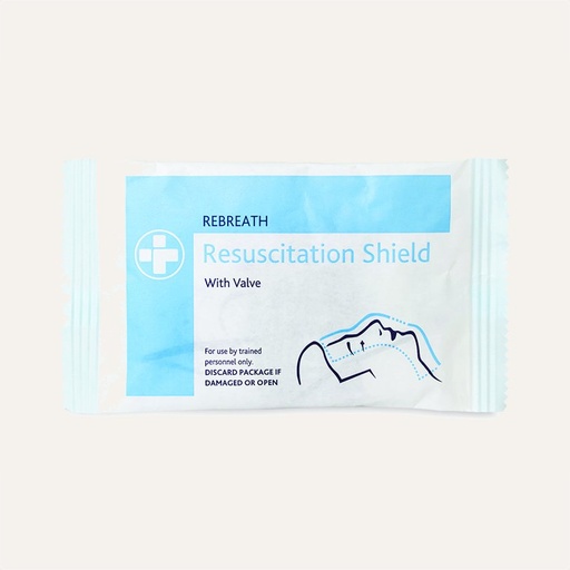 Rebreath Mouth to Mouth Shield with Valve