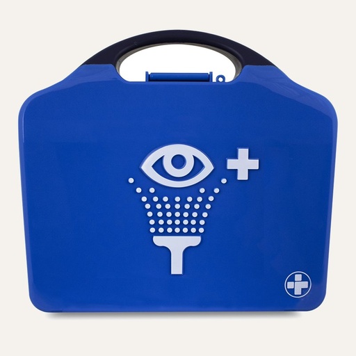 Eye Wash Station Triple, Aura3 Box, Blue