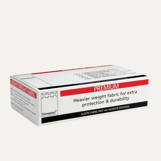 Steroplast Premium Elastic Fabric Plasters, Boxed