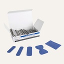 Sterochef Blue Detectable Plasters, Assorted 5 Sizes, Cardboard Box of 100
