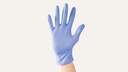 Blue Nitrile Examination Gloves, Powder Free