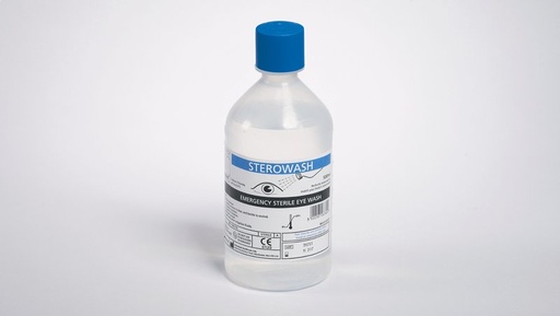 Sterowash Eye Wash Solution, 500ml Bottle